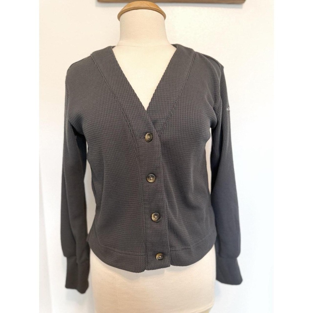 Columbia women's basketball addle cardigan size XS Grey casual in style button
